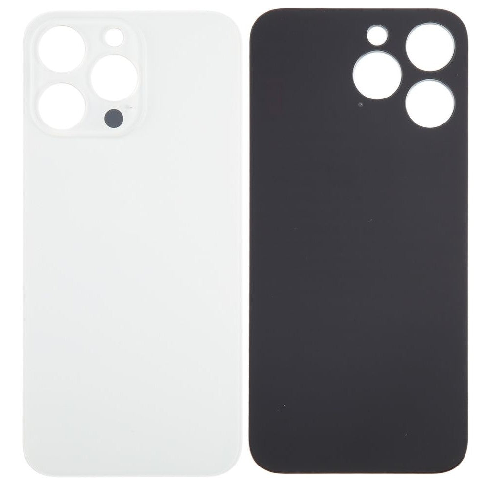 Back Glass Panel for Apple iPhone 15 Pro White - EGFix Back Glass Panel for Apple iPhone 15 Pro White - EGFix